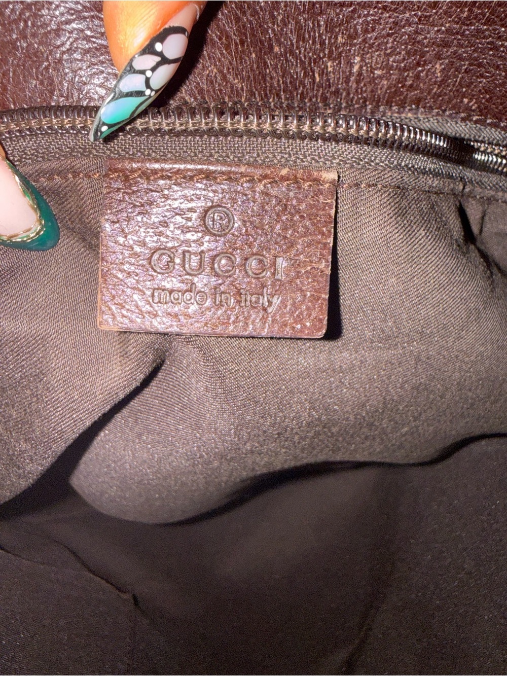 Gucci Beige and Dark Brown GG Monogram Crossbody - Picture 3 of 11